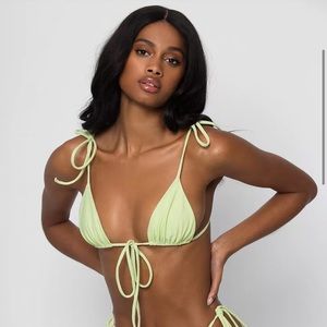 Khassani Swim Angel Top - Water Green